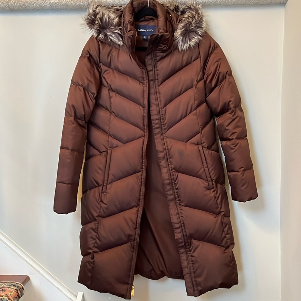 Lands Ends Down Coat Small